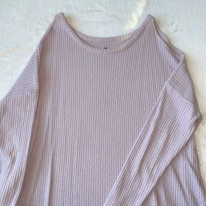 American Eagle open shoulder sweater